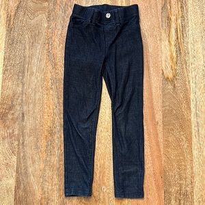 Gymboree denim-style leggings size 4